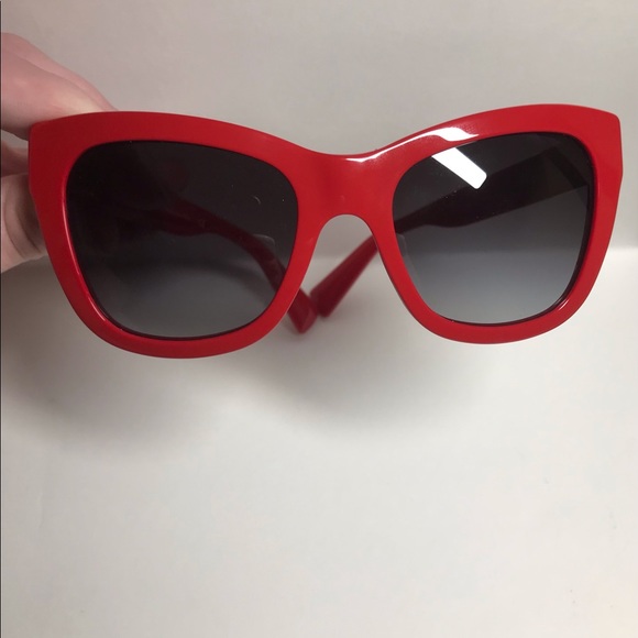 Dolce and Gabbana Red Sunglasses with Case